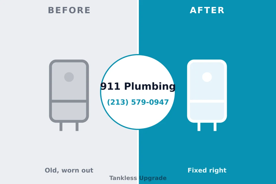 Before and after: plumbing repair Balm, FL